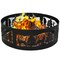 Sunnydaze 36 In Forest Wilderness Steel Fire Pit Ring - Black